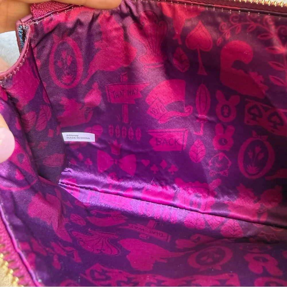 Sigma x Disney Alice in Wonderland Glitter Makeup Bag - Limited Edition NWOT
